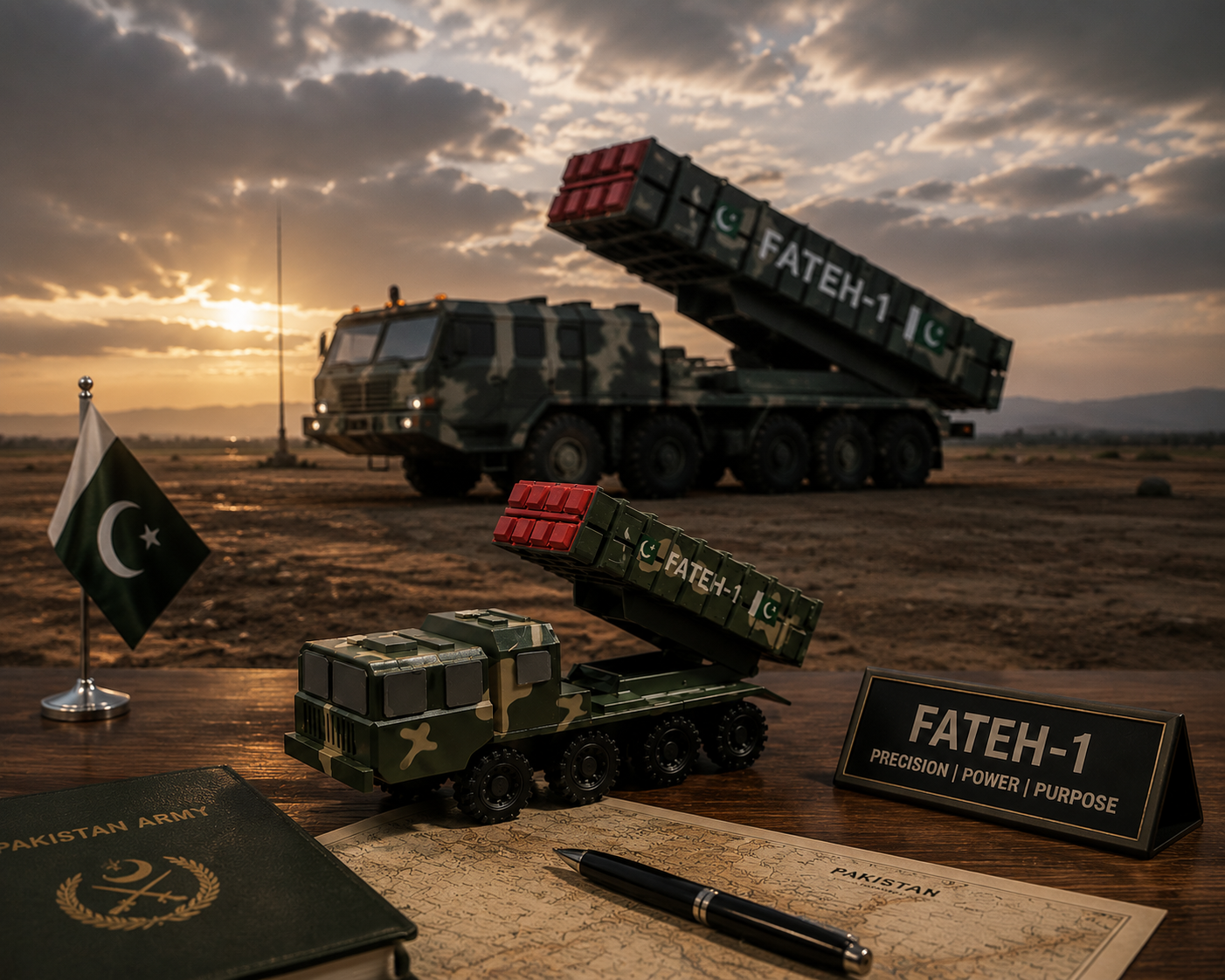 Fateh - 1 - Launchers