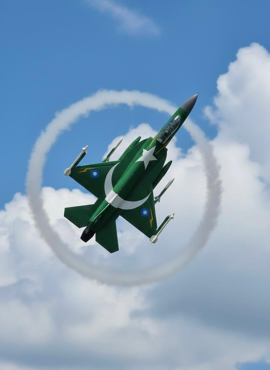 JF-17 Thunder Pakistan Flag Aircraft Model 3