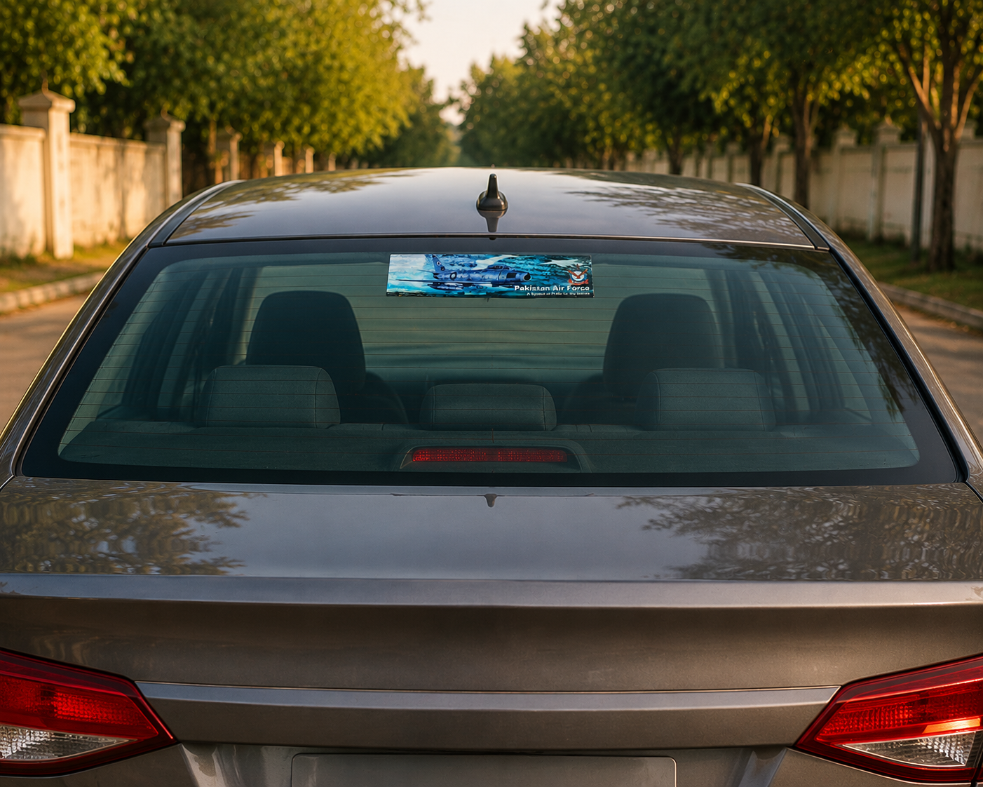F-6 - Car Rear Glass Stickers by Platoon 2