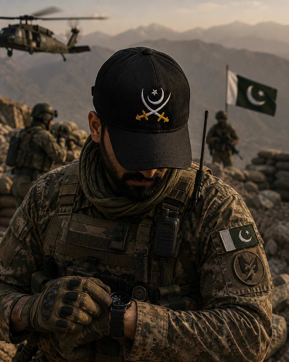 Platoon Pakistan Army Cap