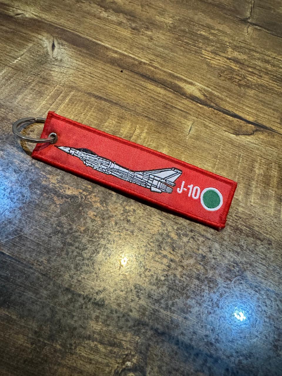 Embroidered KeyTag - J-10